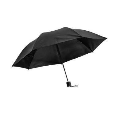 Imagem de Guarda-Chuva Yangzi Mini LM Preto 55 cm aberto 24 cm fechado