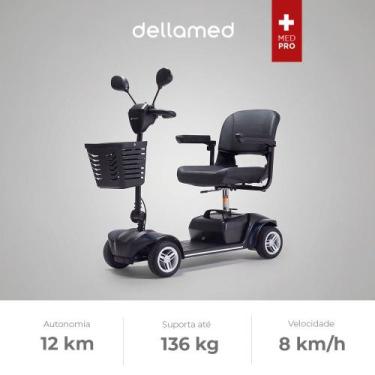 Imagem de Cadeira Motorizada Scooter Médica, Elétrica, Dobrável, até 136kg LB De