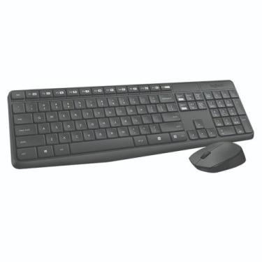 Imagem de Kit Teclado/mouse Wireless - Logitech Mk235