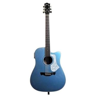 Imagem de Violão Tagima Andes Folk Eletroacústico Aço Lake Placid Blue Satin