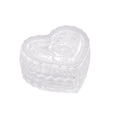 Imagem de Porta Joia Potiche de Cristal Coração 8x6,5x4cm - Lyor