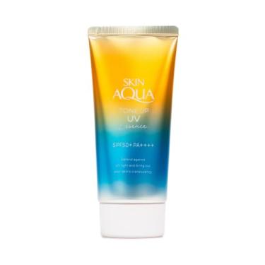 Imagem de Skin Aqua Protetor Solar Tone Up Uv Essence Latte Beige 80G - Fps50 Protetor Solar Facial Com Cor E Ácido Hialurônico
