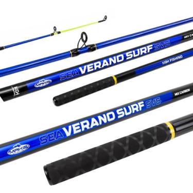Imagem de Vara Molinete Carbono Tubular SEA Verano Surf 3,90mt Praia - Makis Fis