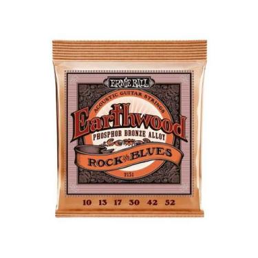 Imagem de Encordoamento 010"-052" P/violão Aço Earthwood Rock And Blues Phosphor