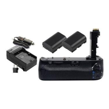 Imagem de Kit Battery Grip MemoryTec BG-E21 + 2 Baterias LP-E6N + Carregador com