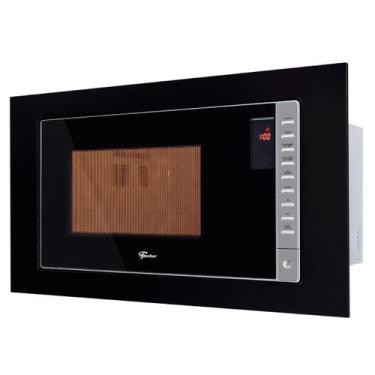 Imagem de Microondas de Embutir Fischer Fit Line 25 litros Preto, 25L, Preto, 34