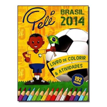 Imagem de Brasil 2014 Livro De Colorir e Atividades - VALE DAS LETRAS, Sortido
