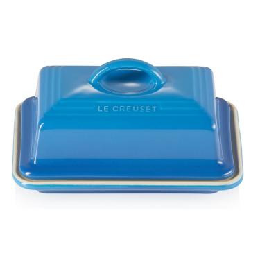 Imagem de Manteigueira de Cerâmica Azul Marseille Le Creuset