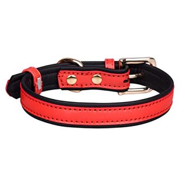 Imagem de GUOHAN Coleira para animais de estimação, coleira para cães e gatos - Compatível com Walking Red Black G