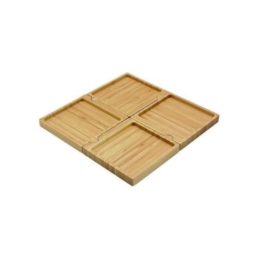 Imagem de Petisqueira De Bambu Desmontável 28 Cm