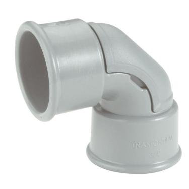 Imagem de Cotovelo 90° com Janela para Inspeção 3/4" Tramontina Cinza Tramontina