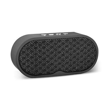 Imagem de HIOD Alto-falante Bluetooth embutido rádio FM Mini portátil Bluetooth sem fio Suporte U Disk/Micro SD, preto