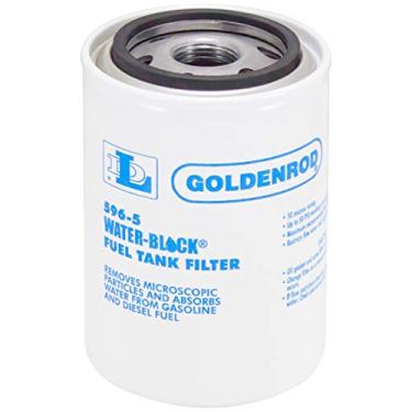 Imagem de GOLDENROD Recipiente de substituição de filtro de combustível absorvente de água - compatível com modelos WATER-BLOCK 596-5 - Filtra gasolina, diesel, etanol - Remove contaminantes de 10 mícrons -