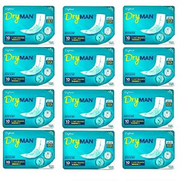 Imagem de KIT ABSORVENTE MASCULINO DRY MEN 12 PCT C/10