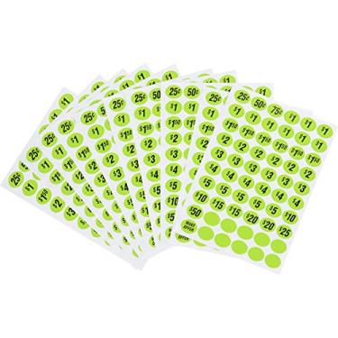 Imagem de Hillman 848617 Etiquetas para venda de garagem pré-preço, verde