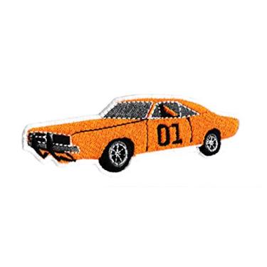Imagem de Patch de camisa estilo vintage General Lee 9 cm - emblema - adesivos - carro - filme - anos 70 - 80 - TV - Dukes of Hazzard