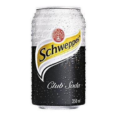 Imagem de Refrigerante Schweppes Black Club Soda Lata 350ml