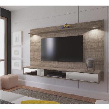Imagem de Painel Platinum para TV até 47 Polegadas 2 Portas com Espelho e LED - Artely
