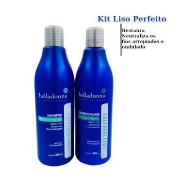Imagem de Shampoo E Condicionador Liso Perfeito Belladonna 500ml