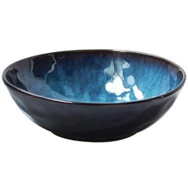 Imagem de PAYNAN Tigela de cerâmica para sopa ramen tigela de sopa comida ocidental, frutas, salada, utensílios de cozinha