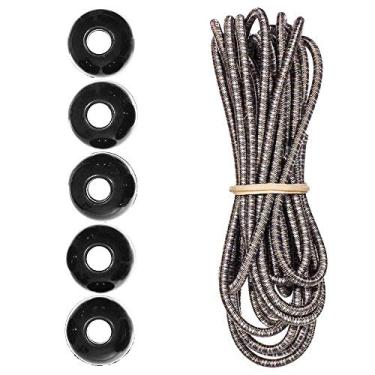 Imagem de Kits de cordas Paracord Planet Ball Bungee – 3 m de cabo de choque de 0,6 cm – para acampamento, eventos, tendas, caminhadas, lonas e usos ao ar livre (folhagem digital ACU)