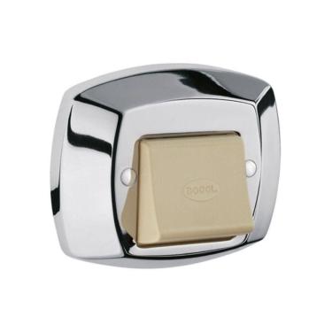 Imagem de Acabamento Para Válvula De Descarga Clássica - Docol Bege Com Cromado