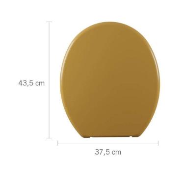 Imagem de Assento Sanitário Soft - Astra Caramelo Médio