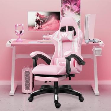 Imagem de Cadeira Ergonomica Gamer (Rosa)