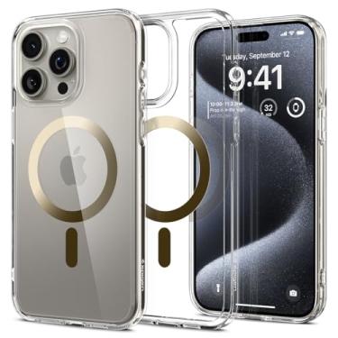 Imagem de Capa Spigen para iPhone 15 Pro, Ultra Hybrid MagFit [Anti-amarelecimento] Projetada para Apple iPhone 15 Pro - Ouro
