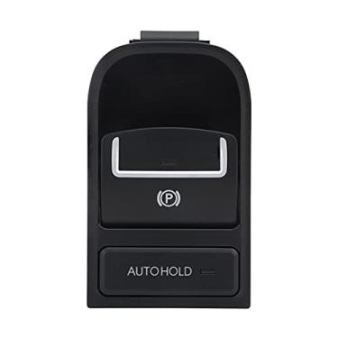Imagem de Botão de estacionamento do freio de mão, 5N0927225A Interruptor de estacionamento do freio de mão de resistência à corrosão Substituição fácil para Seat Alhambra 2011-2015 para carro