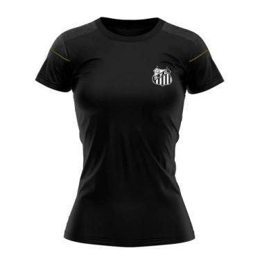 Imagem de Camiseta Braziline Santos Windy Feminina - Cinza G