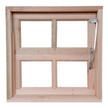 Imagem de Basculante Madeira Eucalipto 0,60x0,60 Cx15cm