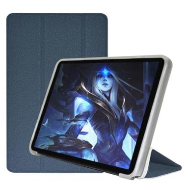 Imagem de Qiawum Capa com suporte triplo Funda para Teclast P85T de 8 polegadas Tablet PC Capa de couro PU com revestimento traseiro de TPU macio (cinza)