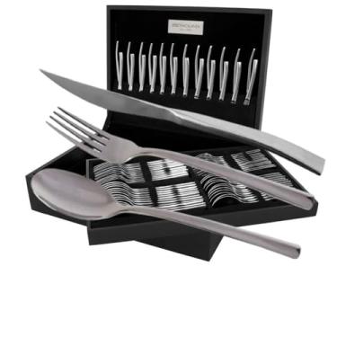 Imagem de Faqueiro Ravel Aço Inox Estojo Madeira 101 Peças, Fracalanza