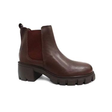 Imagem de Bota Bottero Couro Cano Curto Chelsea 361106 Wood