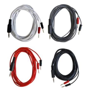 Imagem de Cabo P2 Bananinha ESTEREO unitário - QUARK MEDICAL (Diretamente de Fáb