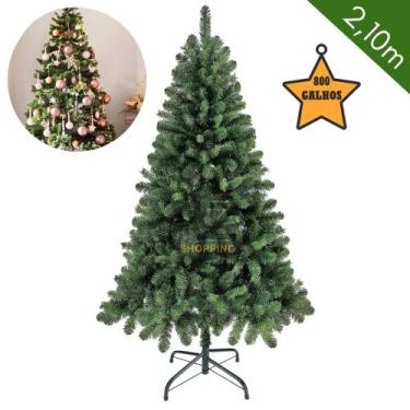 Imagem de Árvore Pinheiro Canadense De Natal 800 Galhos Verde Com Pé - Cim Toys