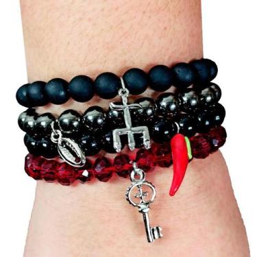 Imagem de Pulseira Reino dos Exús - Encruzilhada - Balaio de Santo