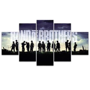 Imagem de Quadro Decorativo Mosaico MDF Band Of Brothers 115x60cm - EMPIRE GAMER