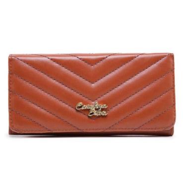 Imagem de Carteira Feminina Lançamento Porta Cartões Bordada Top - Carolina Silv