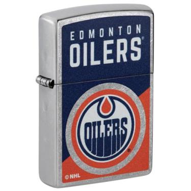 Imagem de Zippo NHL Edmonton Oilers 2024 Street Chrome Isqueiro de bolso