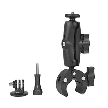 Imagem de Suporte de motocicleta com braçadeira de guidão para Insta360 ACE Pro One X4 X3, X2, X, One R, RS, GO 2, GoPro Hero, com cabeça esférica dupla, acessórios adaptadores de montagem super grampo