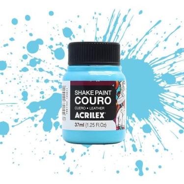 Imagem de Tinta p/ couro shake paint 37ml acrilex escolha a cor, 503 AZUL CELEST