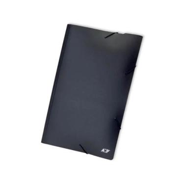 Imagem de Pasta Aba Elástico Ofício 20mm Black 24,5cm x 33,5cm - ACP