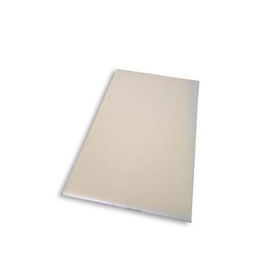 Imagem de Tabua de Corte LISA em polietileno - branca - 33 x 25 - Cheff plast, b