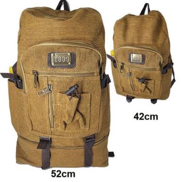 Imagem de Mochila Extensível Em Lona C1198 - PLAT1, Marrom