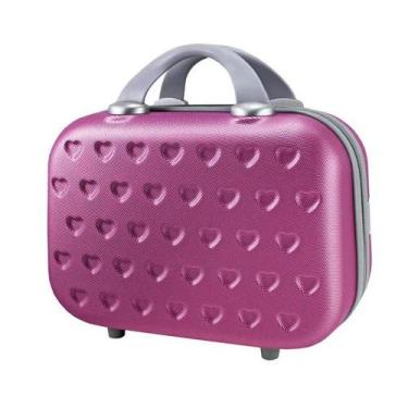 Imagem de Frasqueira de Viagem Maleta Necessaire Rígida ABS Grande de Mão Bordo 