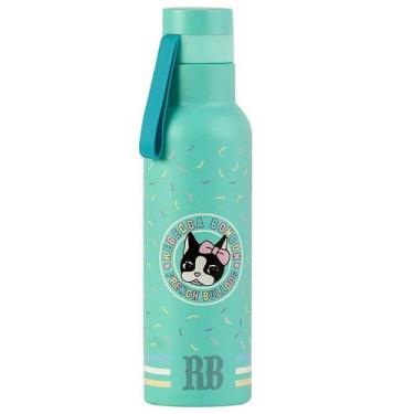 Imagem de Garrafa Squeeze Termica Rebecca Bonbon Oficial 500ML INOX RB1008 Verde