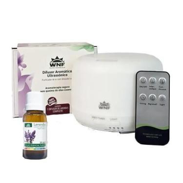 Imagem de KIT WNF Difusor Ultrassonico + Óleo Essencial Lavanda