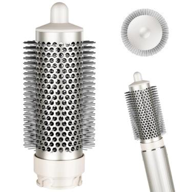 Imagem de AFDD Escova Redonda Compatível com Shark FlexStyle Escova Volumizadora Normal para Modelagem de Cabelos Lisos, Ondulados, Cacheados e Crespos